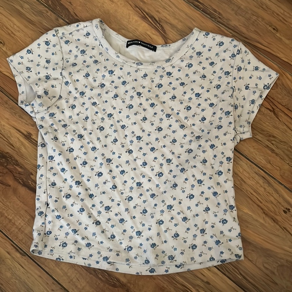 RARE Brandy Melville floral top